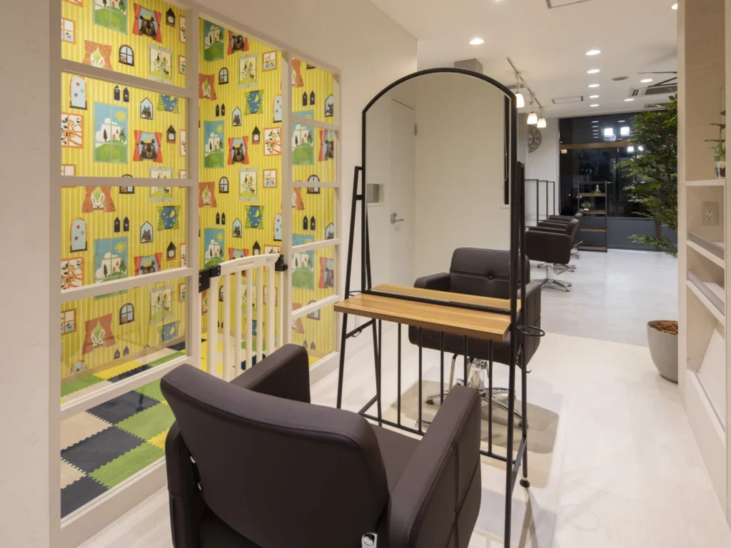 家族で通える安心サロン♪｜キッズスペース有