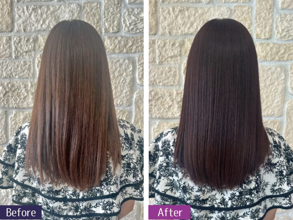 【Wiz式髪質改善エステ×深み暖色系カラー】