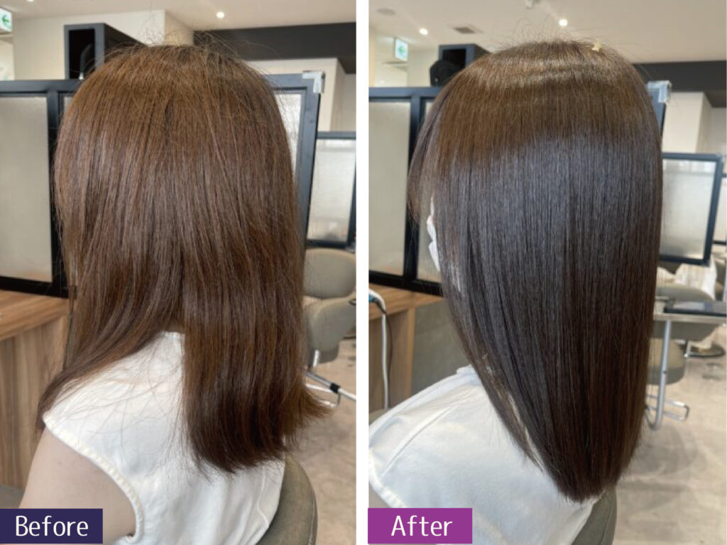 Wiz式髪質改善エステ×オリーブカラー