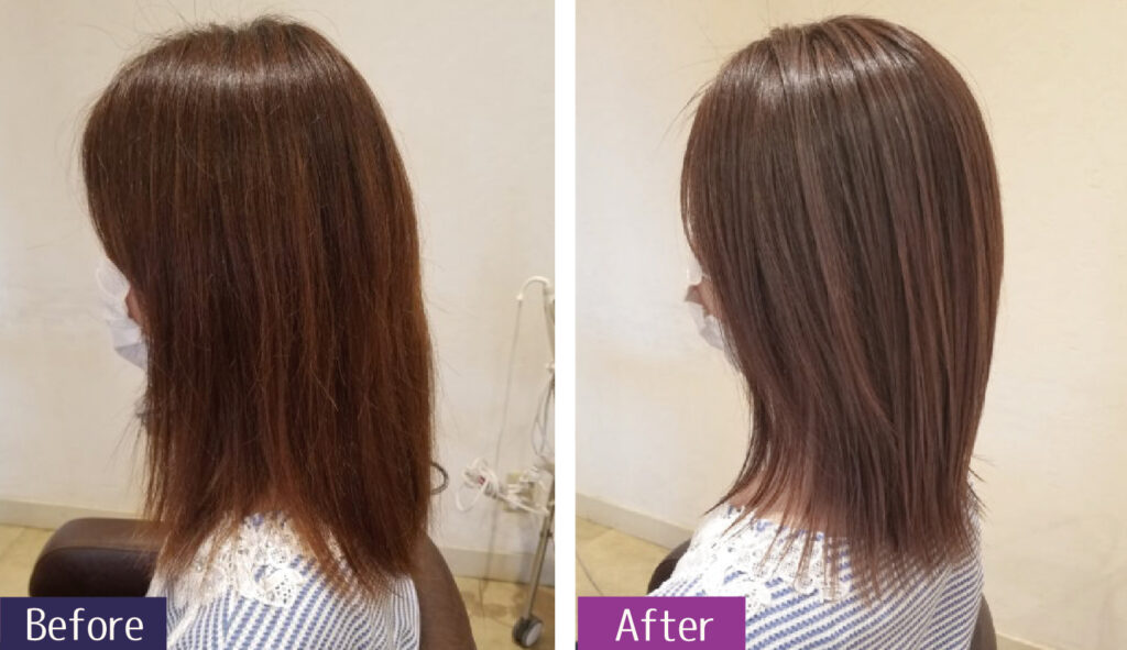 髪質改善エステ広がる髪を改善