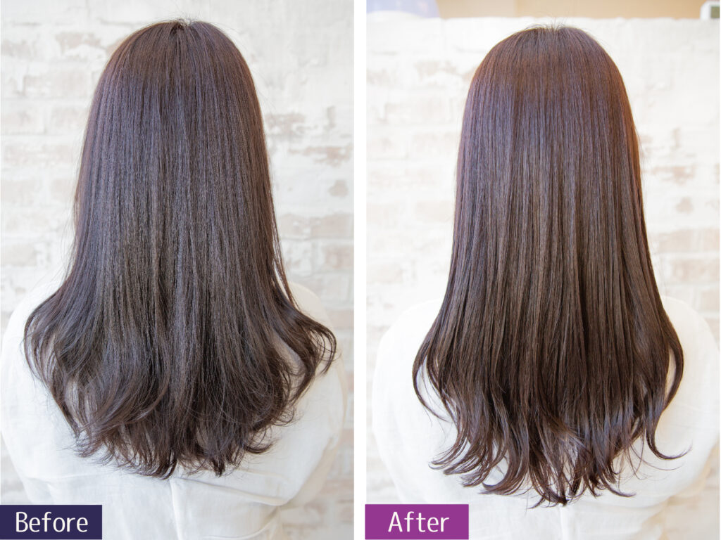 ヘアカラー白髪染め×髪質改善トリートメント