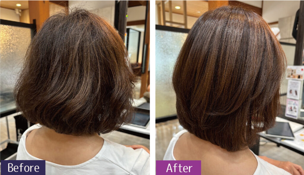髪質改善エステ髪が傷んでいて矯正できない