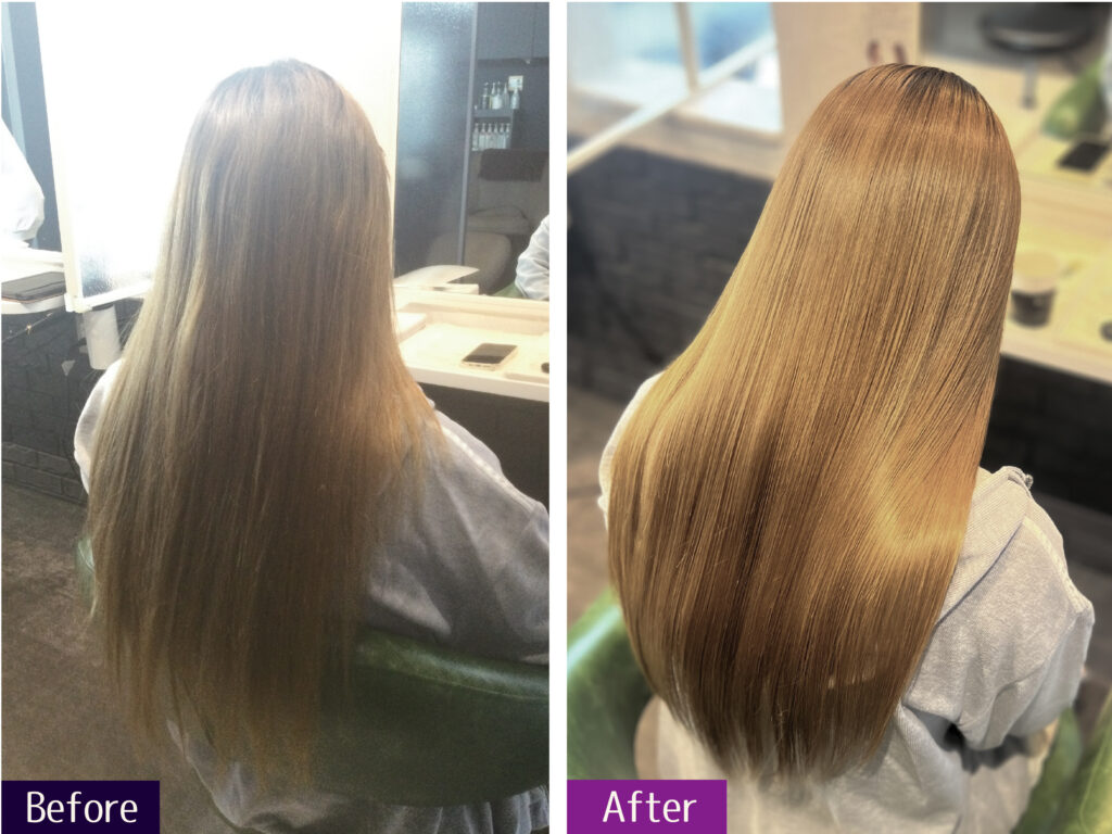 Wiz式髪質改善エステ×ブリーチ毛ハイトーンカラー