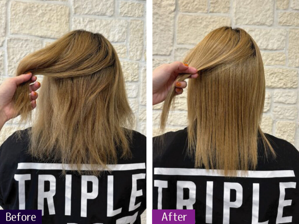 Wiz式髪質改善エステ×パサつきやうねりがでているブリーチ毛