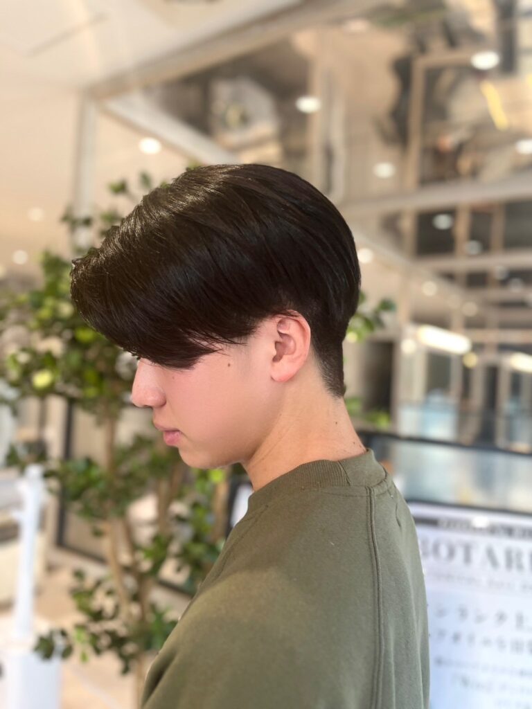 千葉の美容室Wiz メンズ髪質改善 センターパート