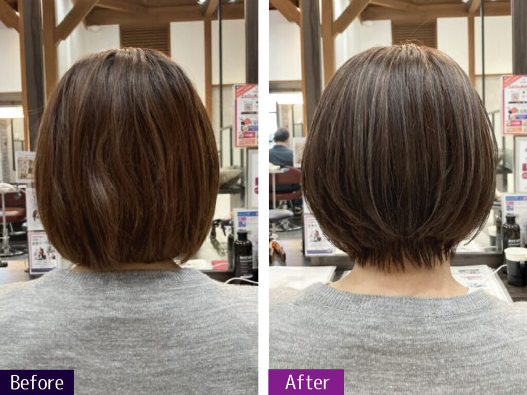 髪質改善エステ×白髪ぼかしハイライト