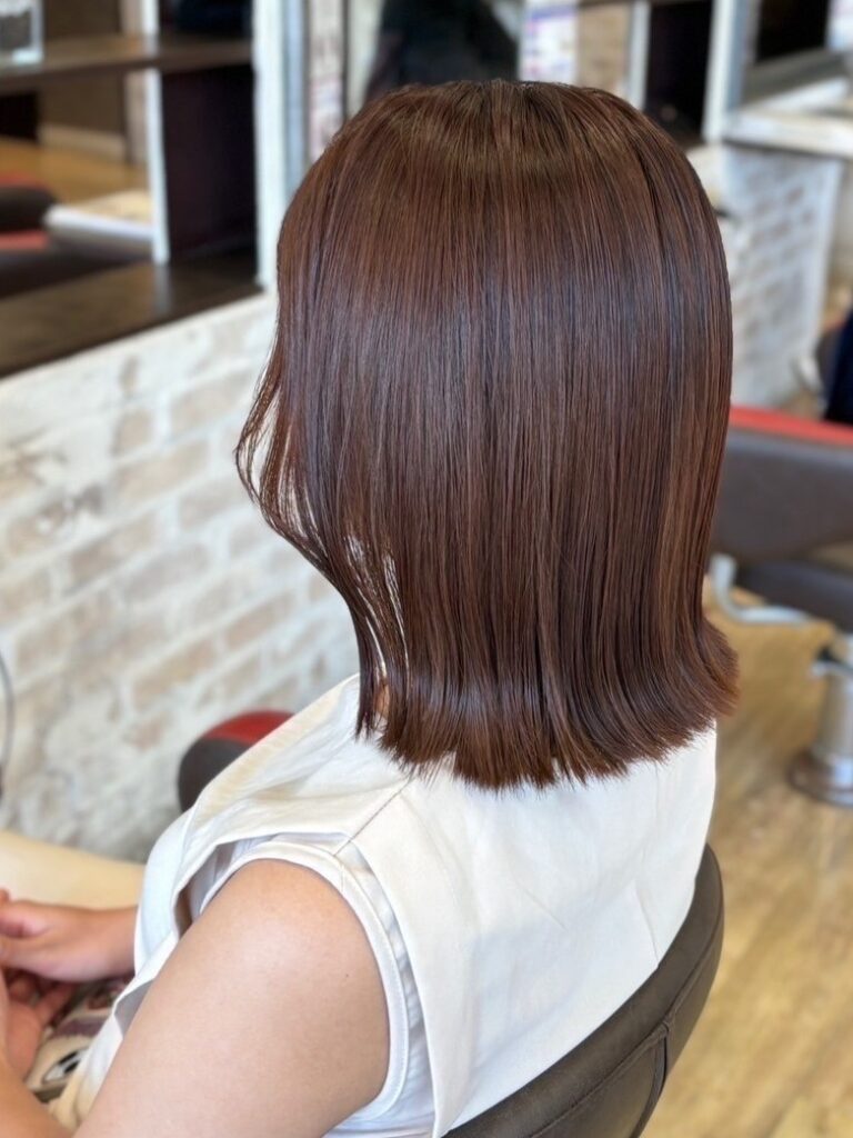 美容室Wiz タッセルボブ×外ハネ 韓国風こなれヘア