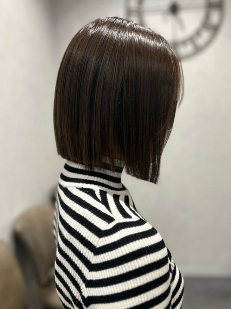 美容室Wiz タッセルボブ×縮毛矯正