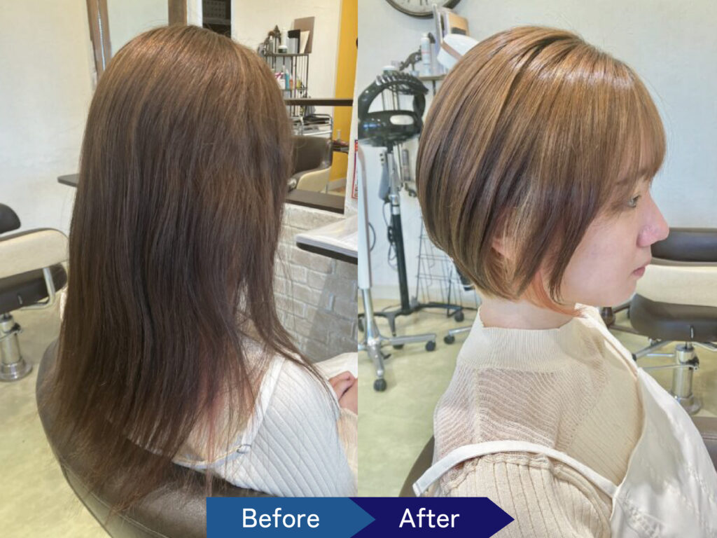 千葉 美容室Wiz 今人気の【縮毛矯正メニュー】総まとめ　長さ別トレンドスタイル 〈ハイトーンインナーカラー〉