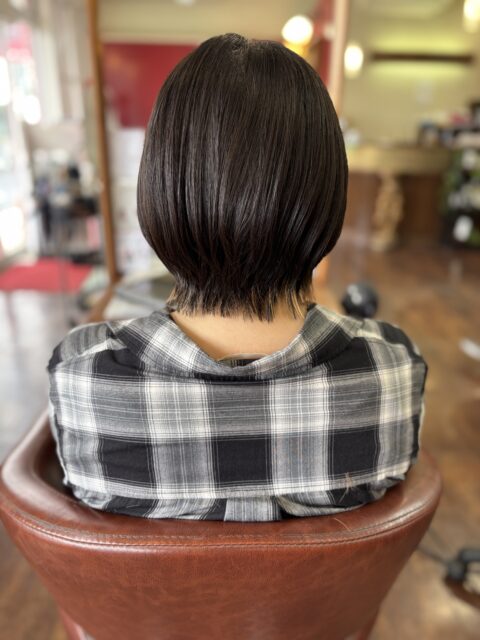 ナチュラルボブで爽やか変身