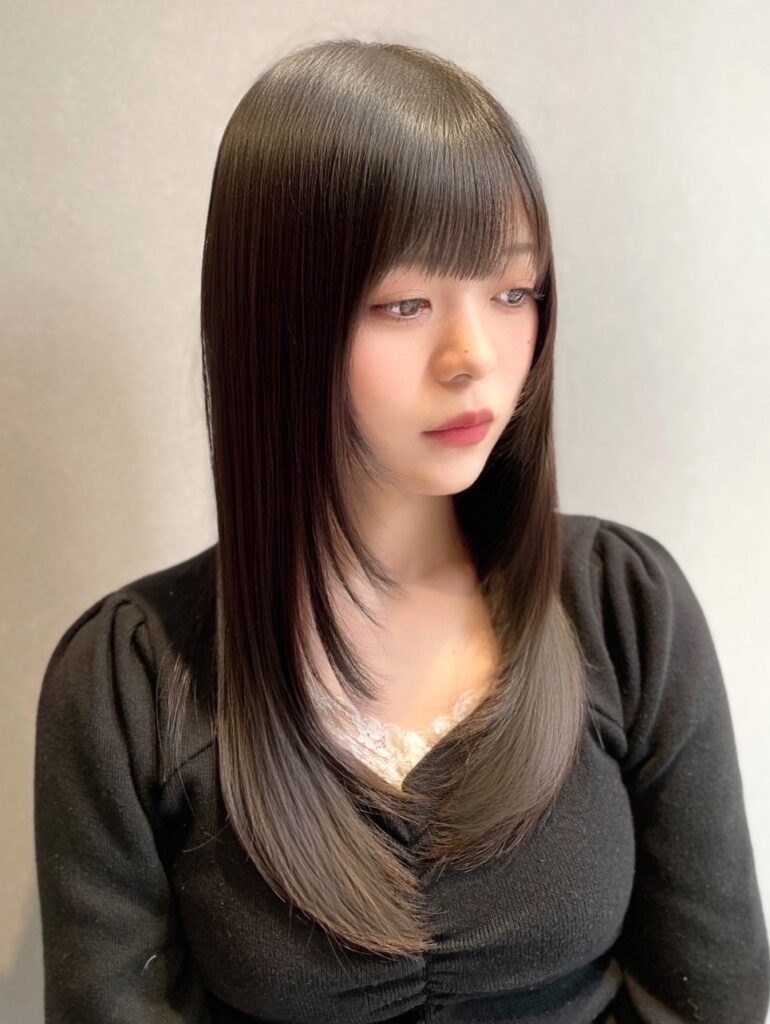 千葉 美容室Wiz 今人気の【縮毛矯正メニュー】総まとめ　長さ別トレンドスタイル 〈ロングフェイスレイヤー〉