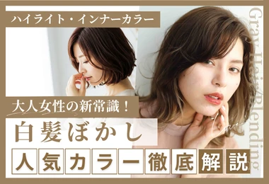 白髪ぼかし人気カラー徹底解説