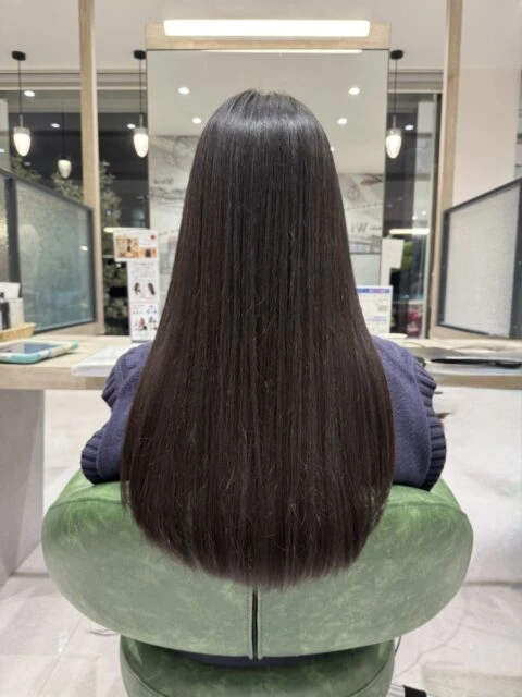 ストレート艶髪で簡単ケア◎毎朝のお手入れが驚くほど楽に！