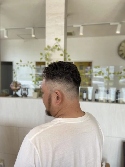 極道パーマで涼しく男前に！