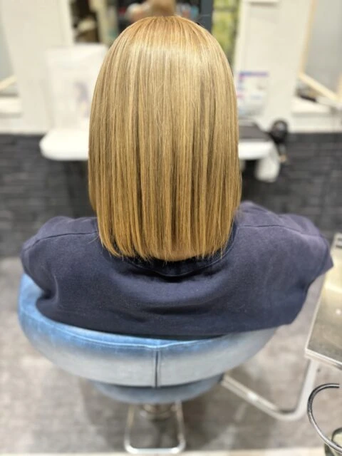 髪質改善エステで美髪ストレート◎自然に癖を抑えて艶とハリを