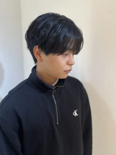 シースルーマッシュ×ラウンドマッシュで作る大人韓国風マッシュ