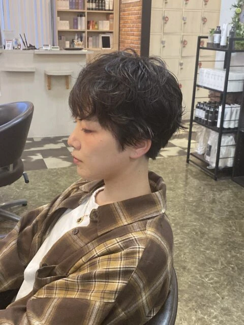 パーマ ショートパーマ オシャレショートで簡単スタイリング