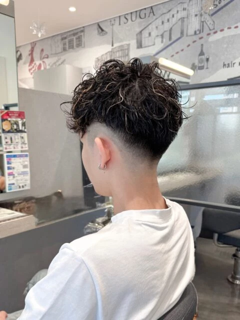 フェード×スペインカールで魅せる男の色気と立体感