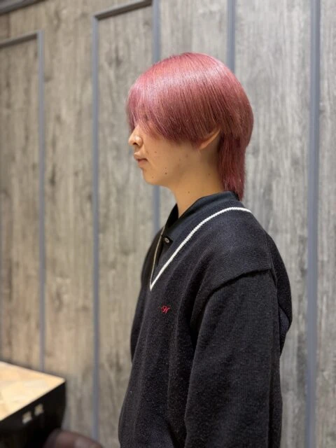 ほんのりレイヤーが鍵◎ピンクカラーで艶と柔らかさUP