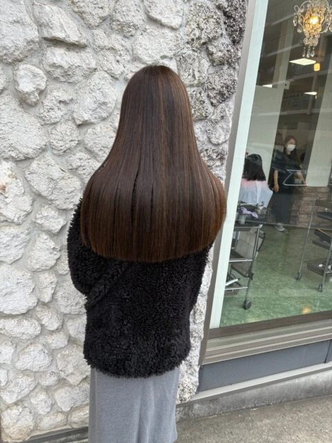 白髪ぼかし×シークレットハイライト