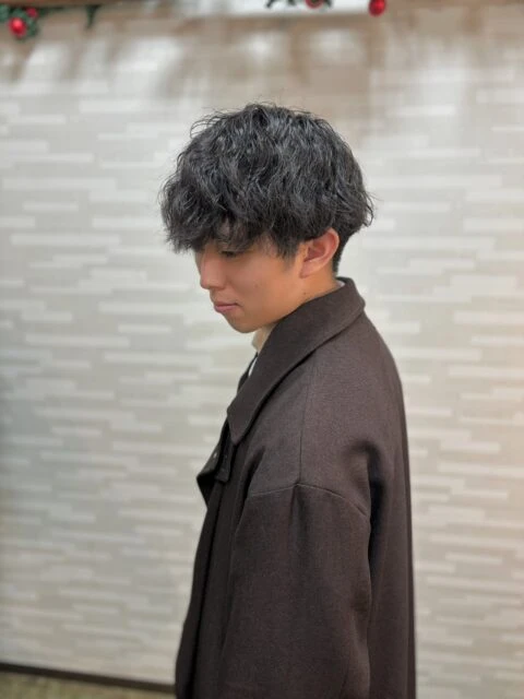 ツイストスパイラルで癖毛を活かす