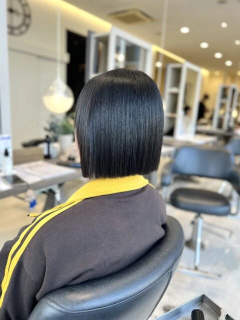 タッセルボブ×切りっぱなしボブでつくる韓国ヘアの最旬スタイル◎