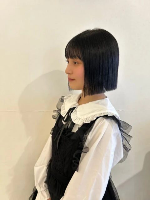 タッセルボブ 艶髪で叶える扱いやすくまとまる大人ヘア