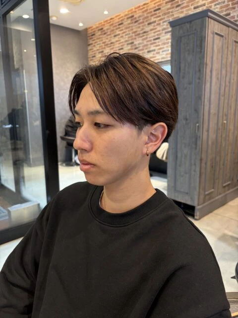 優しいブラウン×自然なナチュラルカラー！伸びたブリーチ毛も馴染む万能スタイル！