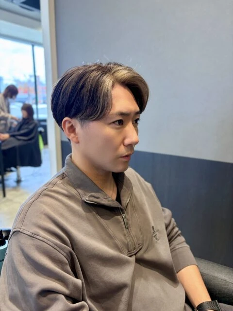 フェイスフレーミングカラーで印象チェンジ◎肌馴染み抜群ミルクティーベージュ