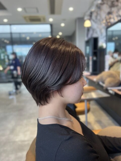 ショートカット 大人ショートで叶える小顔見えと上品な印象