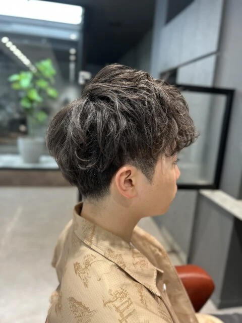 ニュアンスパーマ メンズニュアンスで毎朝ラクにキマる動きヘア