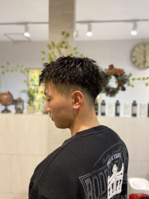 パーマで作る細かめツイスパ◎