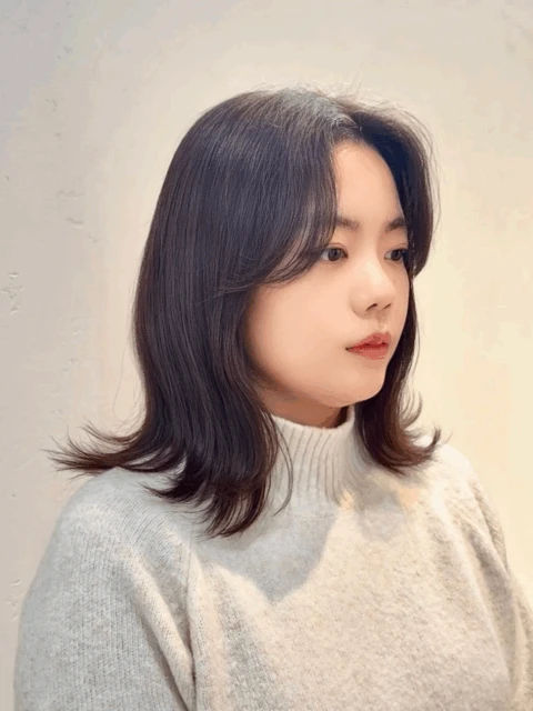 ミディアム外ハネレイヤー