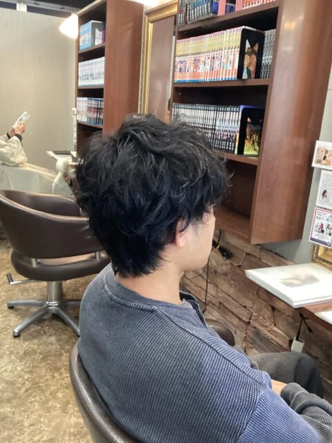 初めてでも安心 無造作パーマ