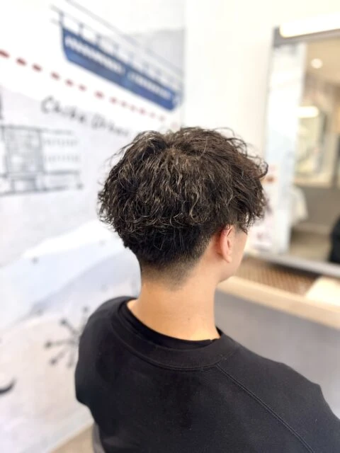 毛量が多い方必見！波巻き×マッシュで軽さと動きを両立したメンズヘア！