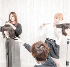 美容学校新卒 トレーニングルームでレッスン|千葉県の美容室Wiz 美容師求人・募集・新卒採用