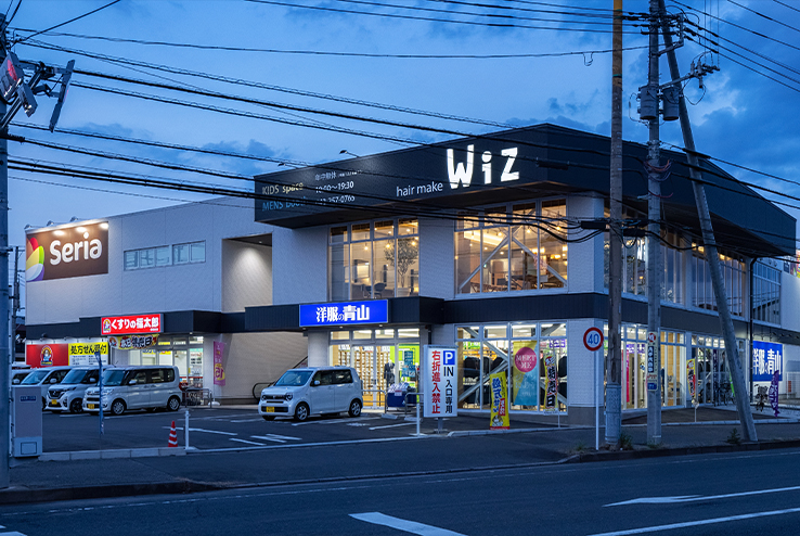 花見川店 外観｜美容室Wiz（美容院・ヘアサロン）千葉市　花見川区　八千代台駅