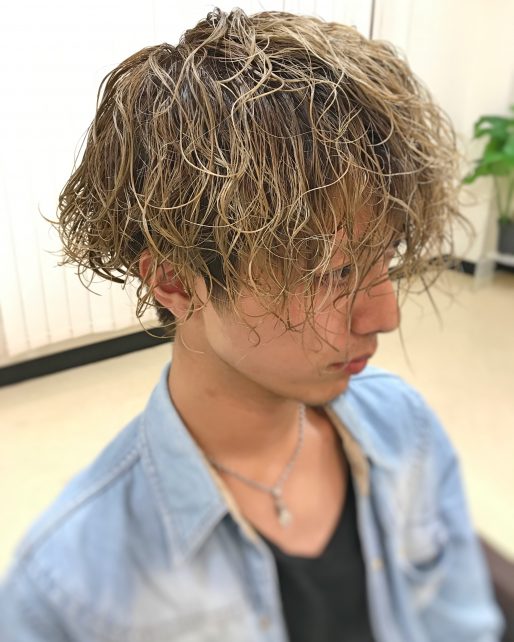 誰でも簡単に メンズパーマ スタイリング 美容室wiz 美容院 ヘアサロン