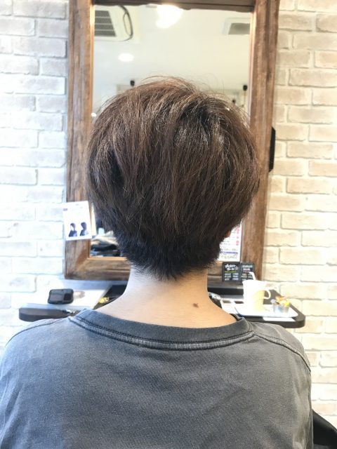 硬い髪質でも柔らかショートボブ 美容室wiz 美容院 ヘアサロン