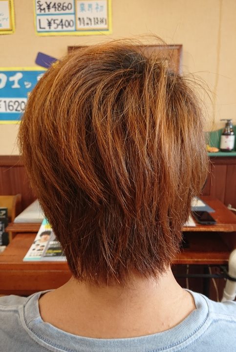 メンズショート イルミナカラー コーラル 美容室wiz 美容院 ヘアサロン