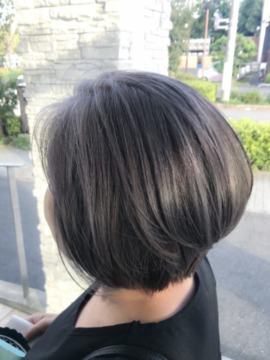 グレイヘア 透明感イルミナカラー 美容室wiz 美容院 ヘアサロン