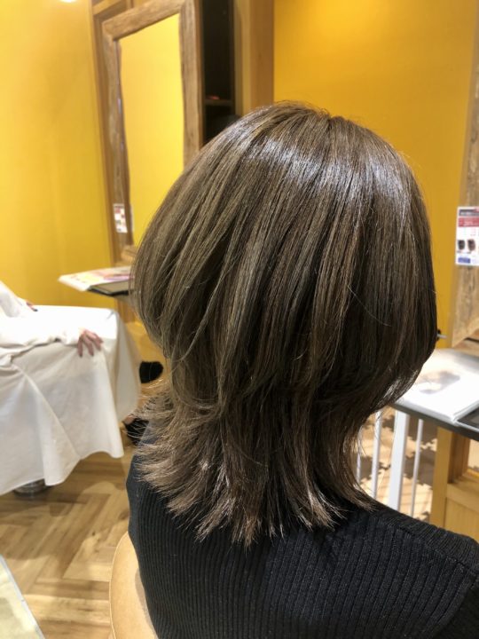 ミディアム ウルフカット 美容室wiz 美容院 ヘアサロン