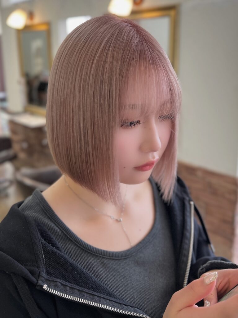 美容室Wiz　韓国風ボブ　タッセルボブ